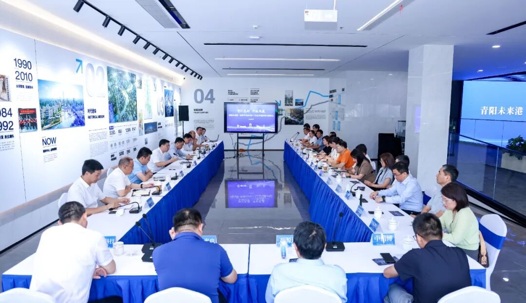 青阳未来港·花园中央商务区上市企业招商推介座谈会举行